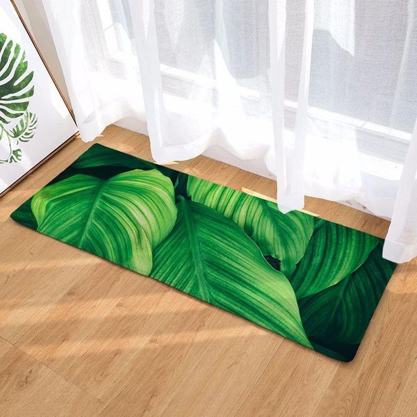 

carpets rectangle leaf long for kitchen floor doormats outdoor mat bathroom hallway area rugs entrance pad