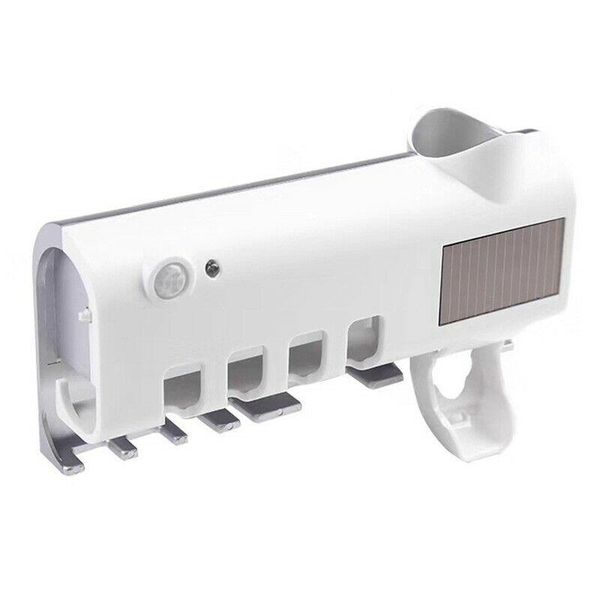 

toothbrush holder cleaner uv light sterilizer automatic toothpaste dispenser bathroom accessories sets products bath accessory set