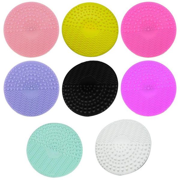 

eyebrow tools & stencils silicone makeup brush cleansing pad palette cleaner cleaning mat washing scrubber cosmetic make up