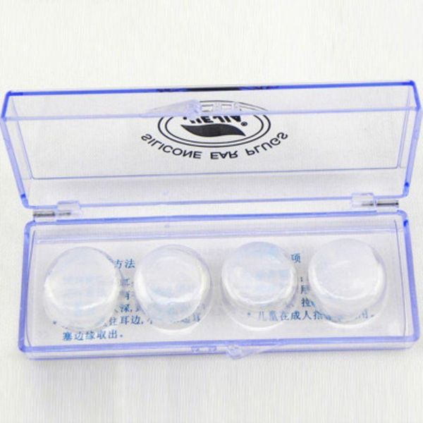 

nose clip 2pairs soft waterproof reusable silicone swimming special earplugs practical & children earbuds protector zi
