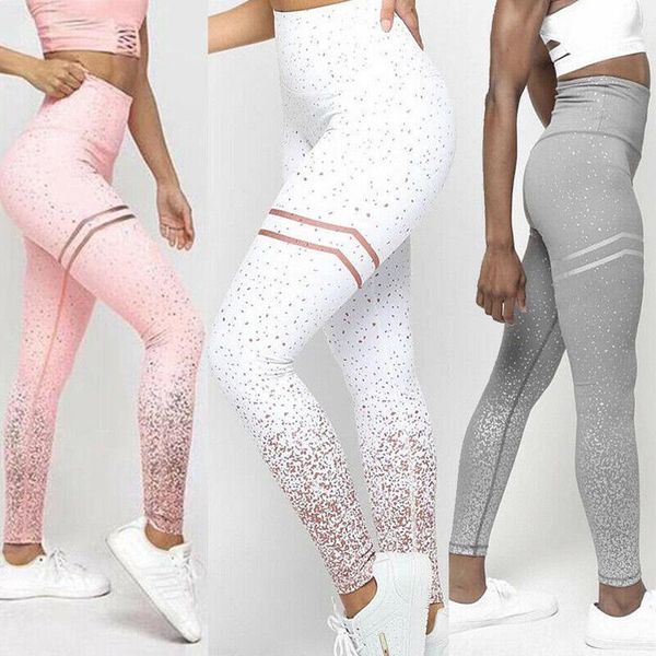 

women's leggings selling sport gym naked feeling print high waist pants fitness elastic length running yoga girl, Black