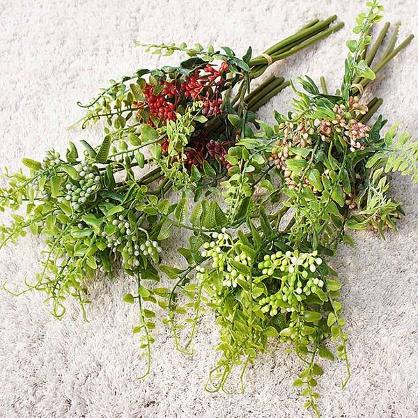 

decorative flowers & wreaths 6 heads artificial bouquet bridal supplies home wedding decoration personal decor