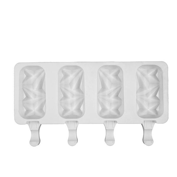 

silicone ice cream molds 4 cell cube tray safe popsicle maker diy homemade er lolly mould home tools baking moulds
