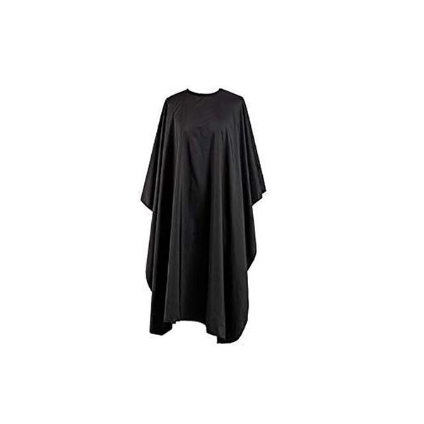 

black cloth professional hair salon nylon shawl with snap closure aprons