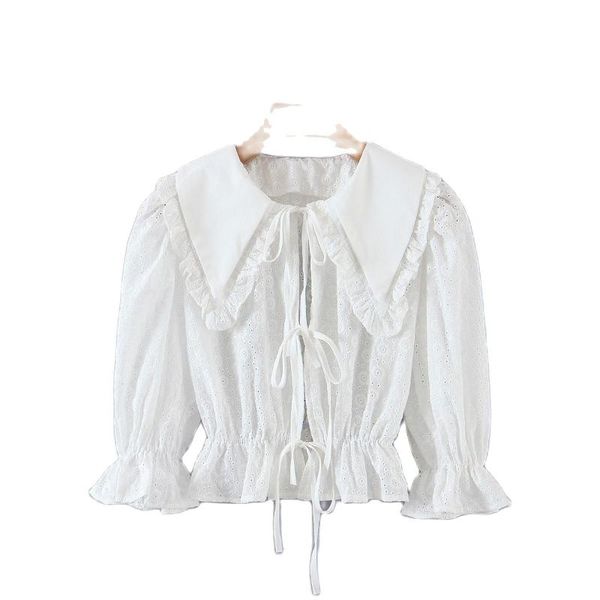 

women's blouses & shirts jcÂ·kilig 2021 white short sleeve shirt l9659
