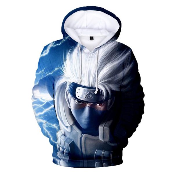 

men's hoodies & sweatshirts 2 to 14 years boys anime sasuke hoodie boys/girls cosplay sweatshirt kakashi kids hoody tracksuits jacket p, Black