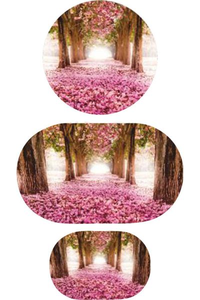 

triple toilet set mat 7054 bath mats