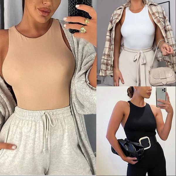 

o neck women rompers summer sleeveless bodysuit off shoulder body streetwear casual white bodysuits, Black;white