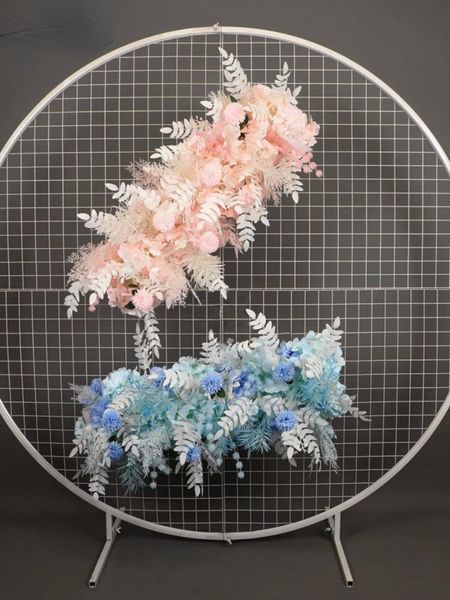 

decorative flowers & wreaths soporte de marco con arco boda, redondo rejilla para fiesta, fondo pantalla mori, decoracion geometrica