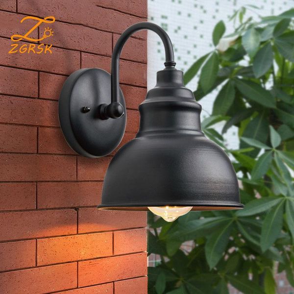 

outdoor wall lamps retro garden light waterproof yard porch aisel stair bedside bedroom lamp vintage sconce for courtyard