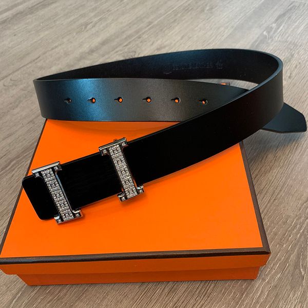 

mens luxurys designers belts for men cowhide genuine leather brands belt womens fashion 3.8cm waistband women casual girdle ceinture cintura, Black;brown