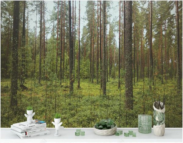 

3d po wallpaper custom mural beautiful woods and wild scenery home decor wall murals in the living room wallpapers
