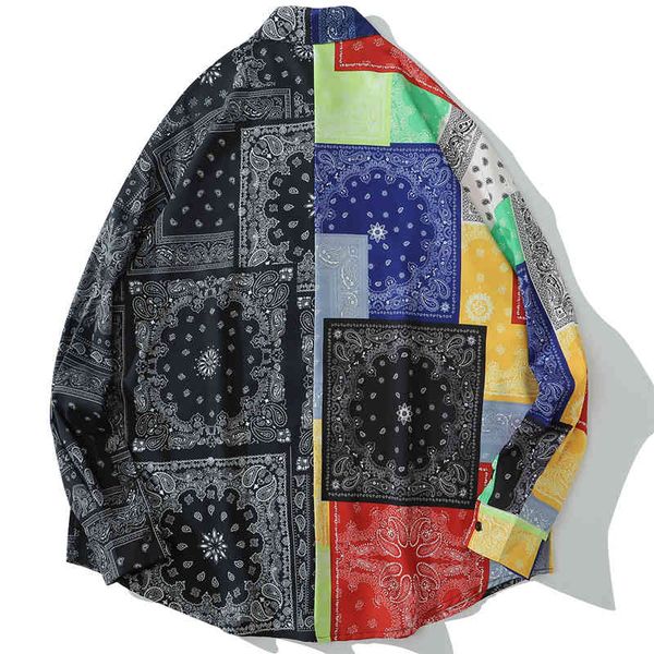 

cashew flowers men's shirts will see holiday shirt sleeve fashion, White;black