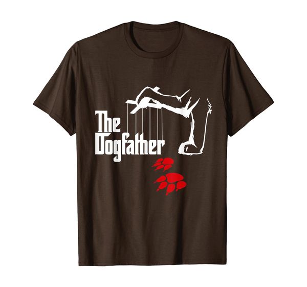 

the dogfather funny cool father's day gift t-shirt, White;black