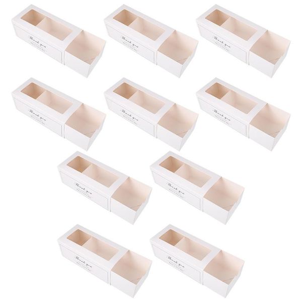 

set 20pcs cake packaging boxes dessert storage baking (white) gift wrap