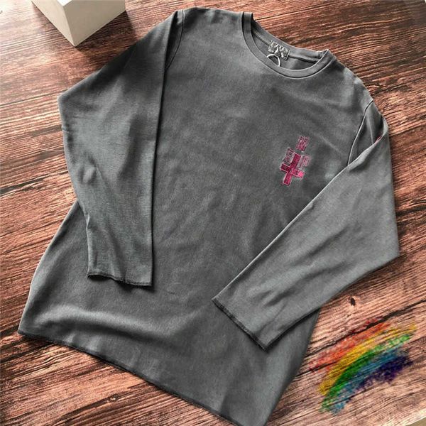 

men's t-shirts t shirts oversized long sleeve cavempt c.e t shirt men women 1:1 heavy wash batik loose patch cav empt t-shirt zf9c, White;black