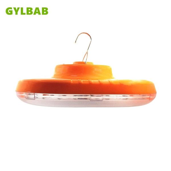 

led emergency spot light rechargeable lamp home family lighting 20 hours ufo bulb hook usb indicator portable lanterns