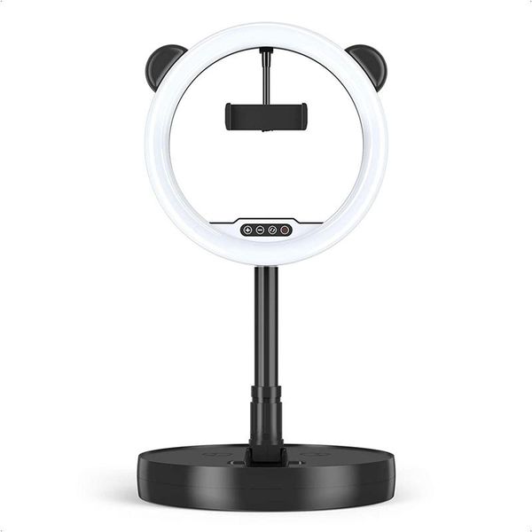 

inch ring light with stand and phone holder, led selfie for youtube video live stream makeup pography flash heads