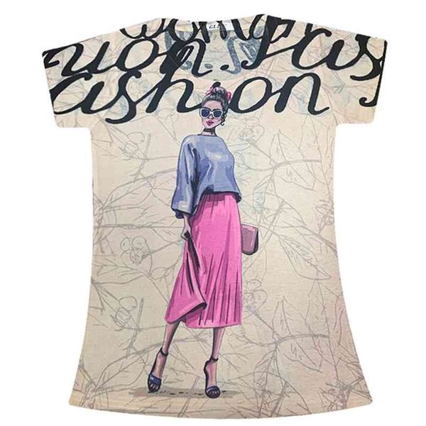 

summer fashion women's o neck short sleeves ladies letter print t-shirt tee female pullover casual tees 210428, White