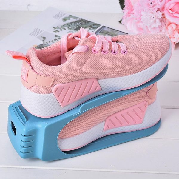 

clothing & wardrobe storage 2021 double shoe bracket containing simple adjustable plastic