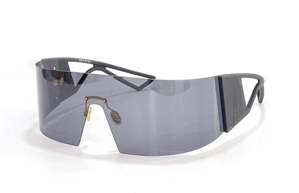 

fashion design sunglasses scopic shield lens rimless frame full of futuristic trendy style uv400 protective goggle quality, White;black