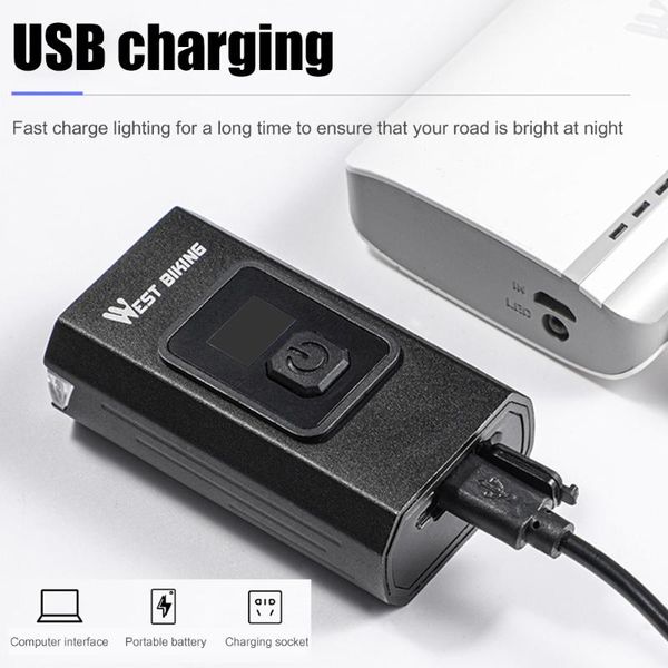 

bicycle light accessories usb rechargeable headlight mountain bike cycling lights