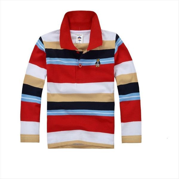 

boys polo shirt children long sleeve warm cotton t 2 12 years, Blue