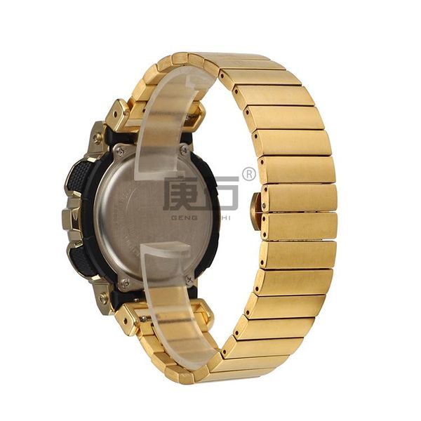 

watch bands stainless steel watchband strap for gm-110, Black;brown