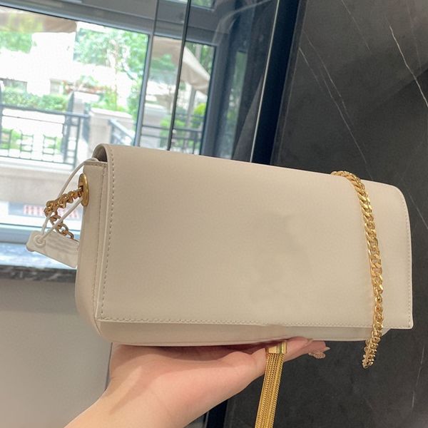 

lady fasion white real leather shoulder bags women cover envelope clutch handbags famous design ladies summer party one side armpit hand bag