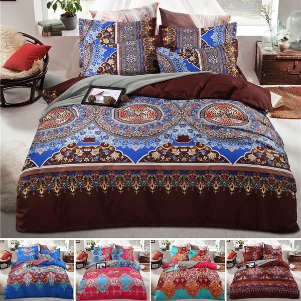 

bedding sets bohemian pattern set quilt cover duvet pillowcase twin  king size