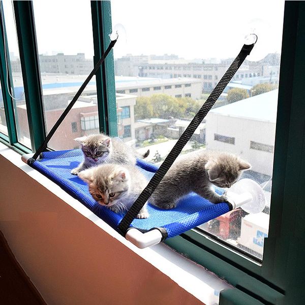 

cat beds & furniture 10kg pet breathable hammock for basking window mounted seat home suction cup hanging bed mat lounge cats kitten supplie