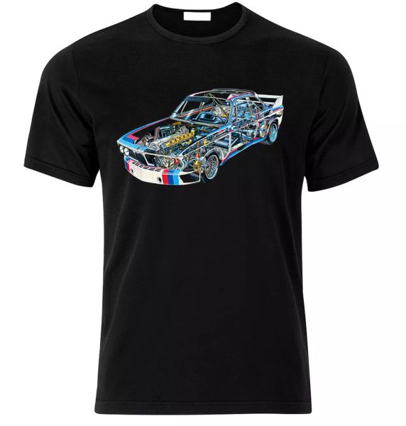 

t-shirt for 3,0csl 1975 dtm fan t shirt t-shirt christmas gift, White;black
