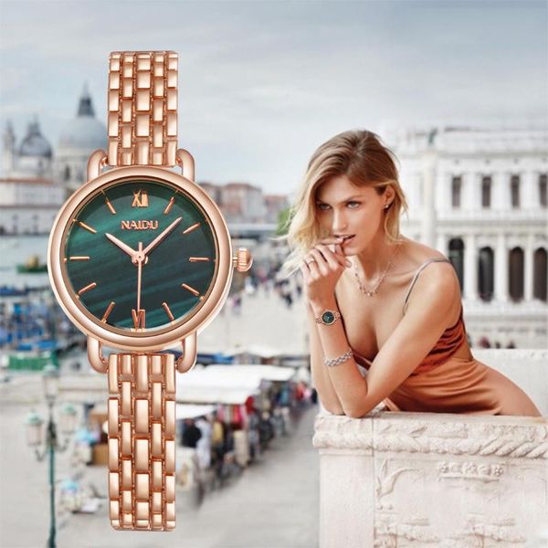

wristwatches rebirth women's watches simple business ladies luxury rose gold women clock relogio feminino saat, Slivery;brown