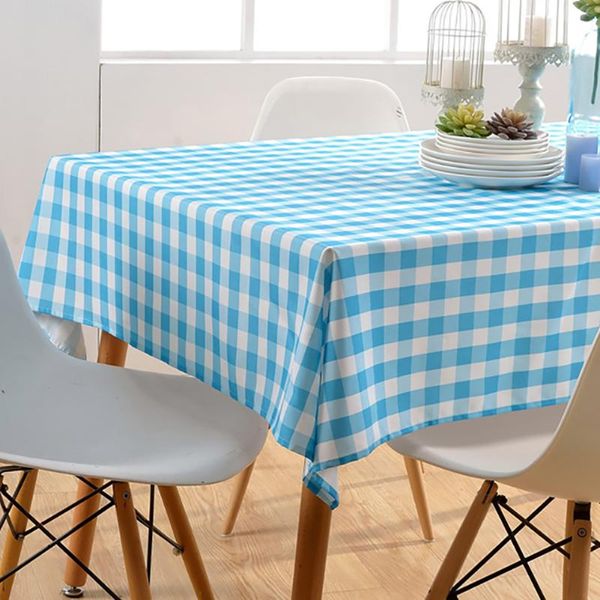 

plaid table cloth waterproof oilproof tablecloth decorative cover rectangular home decoration