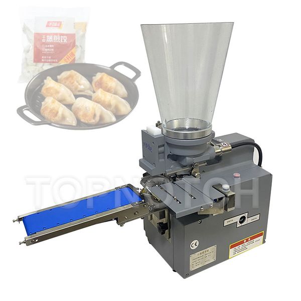 Automatische Hochgeschwindigkeits-Gyoza-Knödelherstellungsmaschine, kommerzielle Verpackung, kleine automatische Jiaozi-Formungsmaschine