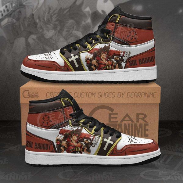 

guilty gear sol badguy sneakers custom anime sho
