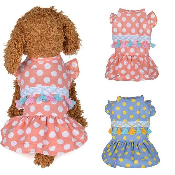 

dog apparel hawaiian dress for small dogs dresses summer clothing costume princess cat chihuahua yorkshire