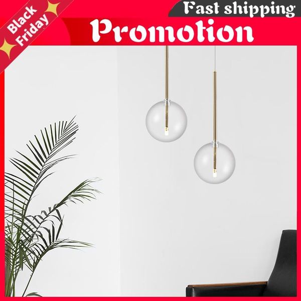 

pendant lamps modern living room/bedroom/minimalist/restaurant light nordic clothing decoration glass ball hanging lights