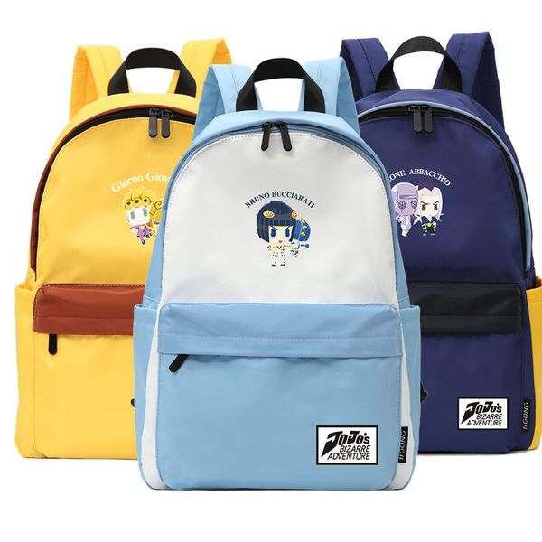 

backpack bizarre adventure shoulder travel school bag bookbag for teenagers casual lapbags