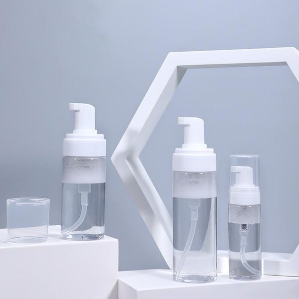 

storage bottles & jars foam dispenser bottle plastic refillable mini foaming soap shampoo pump portable empty for travel