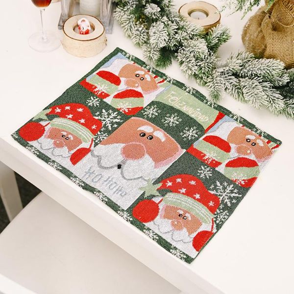

mats & pads 4 place and coasters christmas old man tree dining table placemats 42*34cm placemat dinner