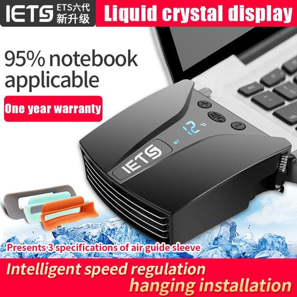 

gt202 computer lapcooler cooling pad fan notebook temperature display rapid heatsink fans & coolings