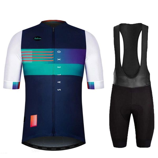

pro triathlon cycling jersey summer men clothing mtb maillot team ropa ciclismo quick dry short sleeve bicycle clothes racing sets, Black;blue