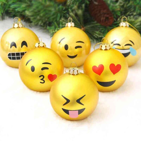 

yinghao pendant 8cm painted ball set christmas tree pendant 6 layout ornaments