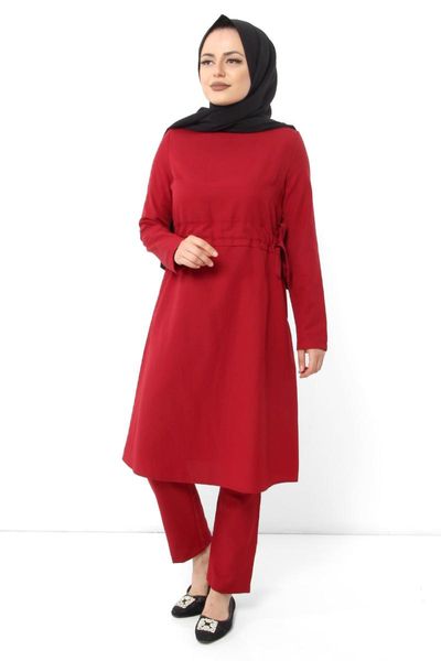 

side gusset dual suit tsd0117 burgundy women's suits & blazers, White;black