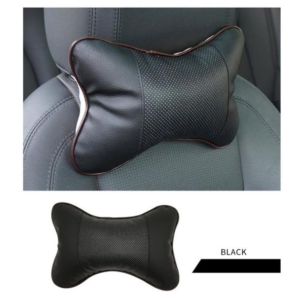 

seat cushions car home comfortable dual-use denny leather headrest interior bone neck pillow breathable massage