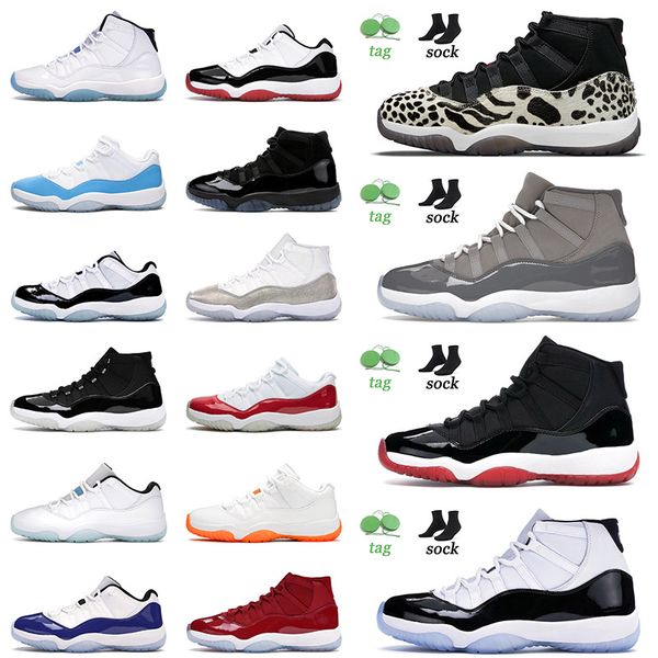 

2022 original basketball shoes 11 11s animal instinct mens women cool grey bred concord cap and gown space jam trainers jumpman