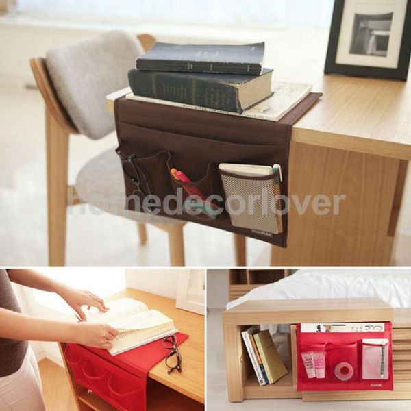 

storage bags mesh sofa desk bed bedside organizer hanging home