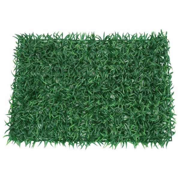

decorations plastic aquarium grass lawn artificial landscape, green