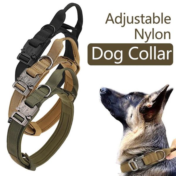 

dog collars & leashes collar shepard medium large for walking training duarable control handle